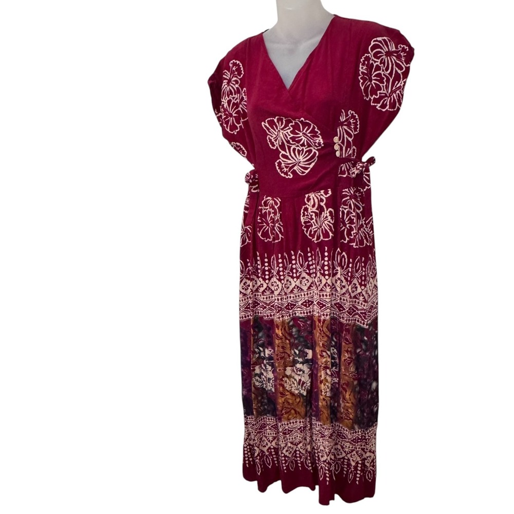 Tuguagung Batik Solo Dress Indonesia size M - Picture 2 of 11